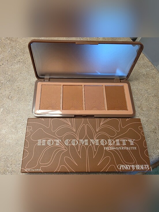 Pink Rose Other - Pink Beauty Hot Commodity Bronzer Palette - Warm Brown Shades BNIB